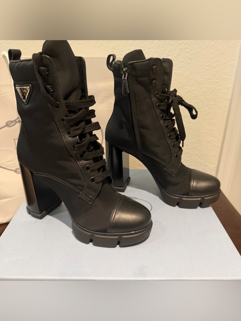 Like New Prada Nylon Boots - Picture 11 of 15